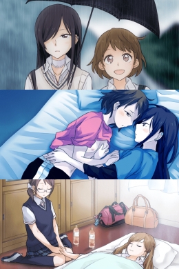 屋上の百合霊さんエロティック画像